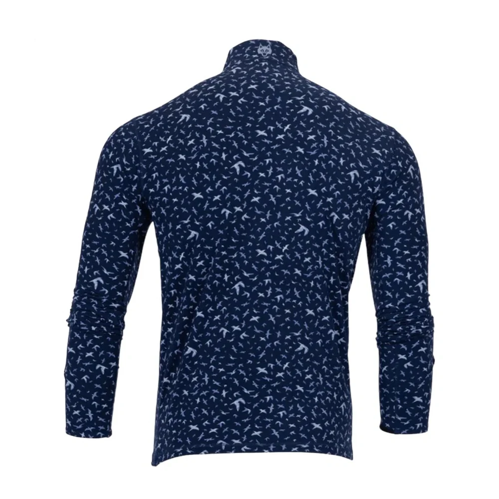 Greyson ISLES OF DEVILS TATE MOCKNECK QUARTER-ZIP NWT $158 - Picture 4 of 6